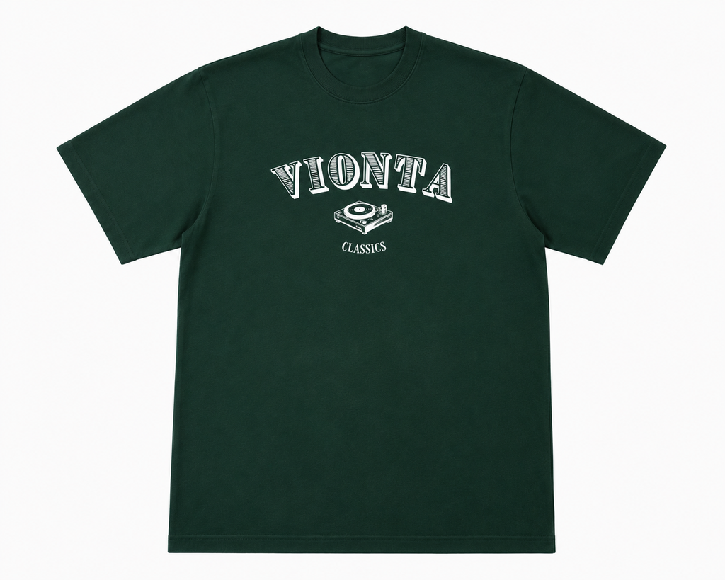Green classic T-shirt oversized